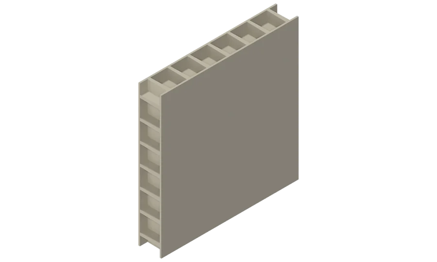 GRP sandwich gratings