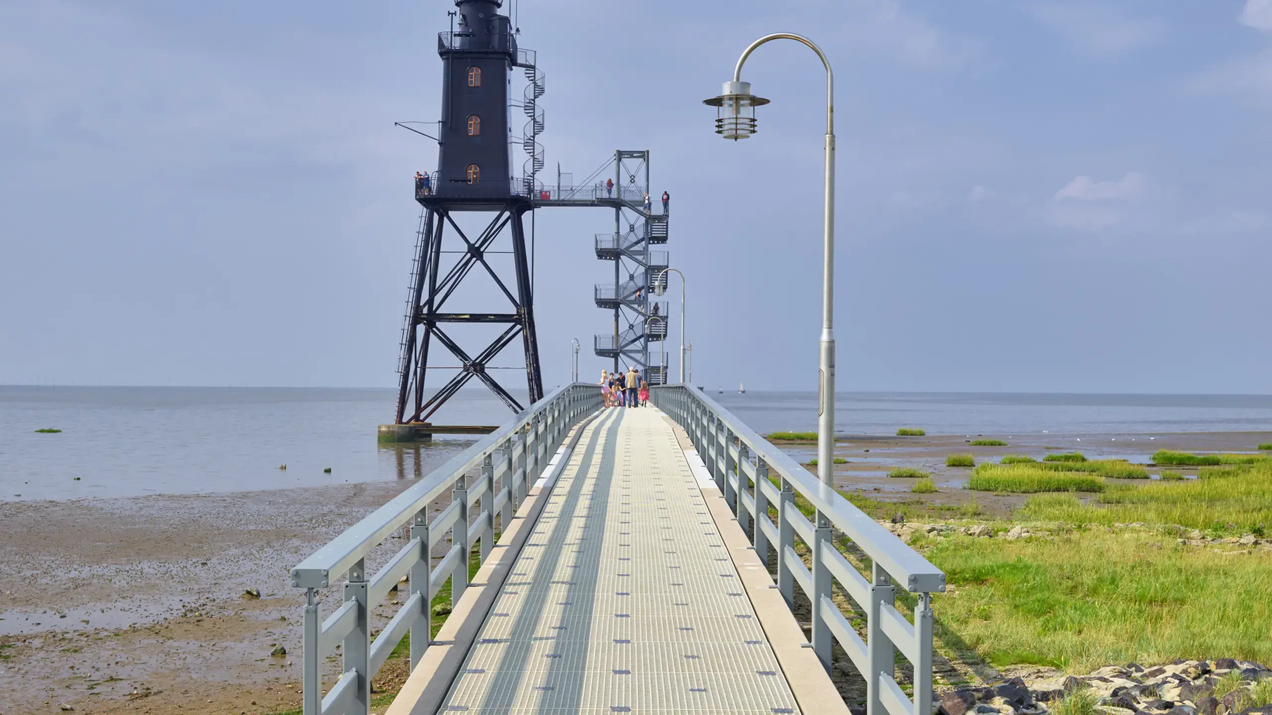 Inspiration & Projekte: Bäderbrücke Leuchtturm Obereversand Dorum