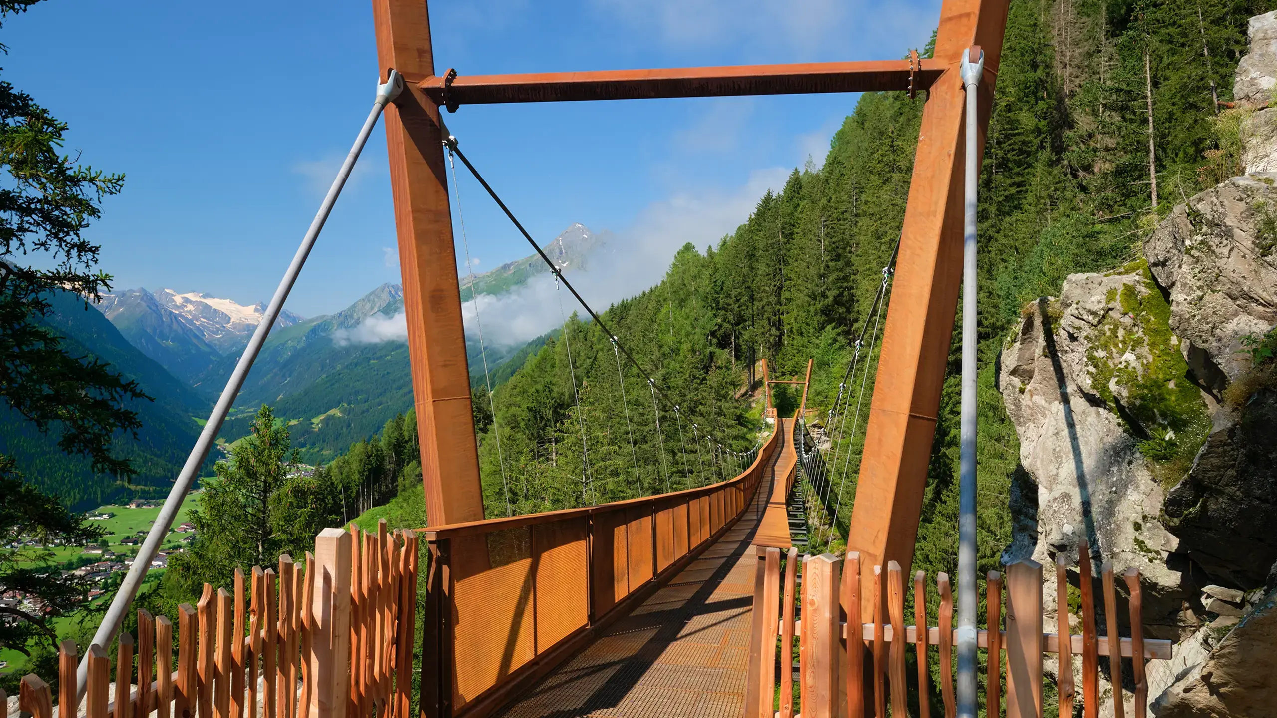 Inspiration & Projekte: Hängebrücke Stubaital