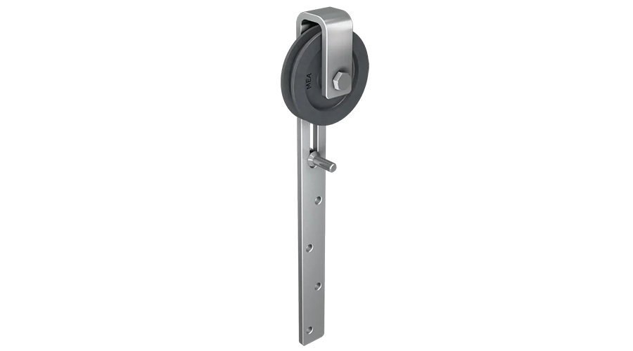 Cast rollers for sliding gates