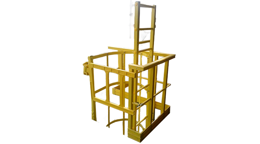GRP self-closing access barriers
